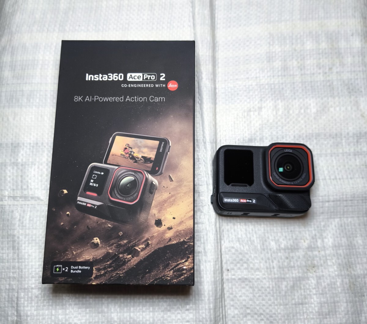 Insta360　Ace Pro2 バッテリー2個　使用數(shù)回程度の美品　中古