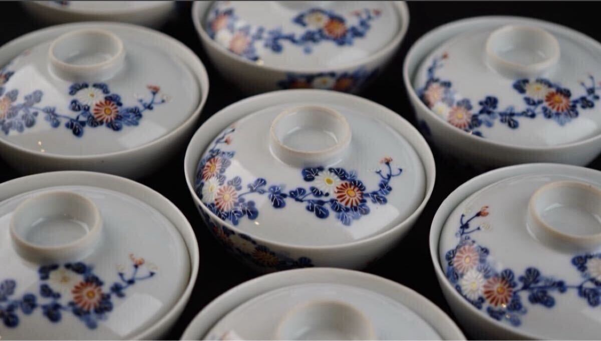 [ flat дешево ... производства ] Taisho период надеты .. чашка 10 покупатель вместе коробка . камень кулинария инструмент японская посуда направление есть I210