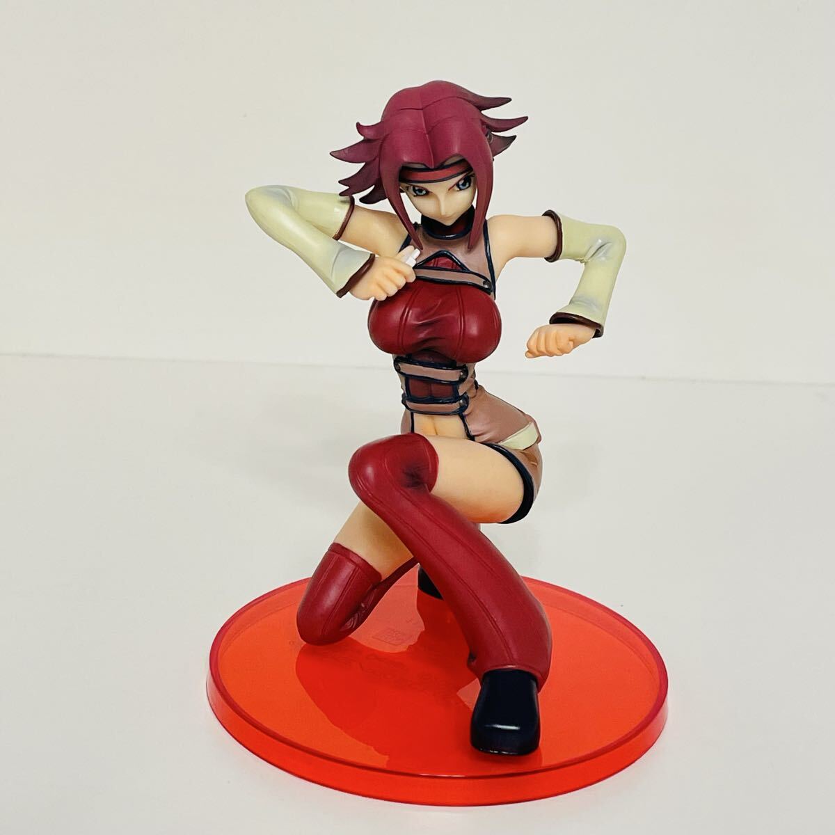 バンダイ PVC涂裝済み完成品乙女魂 コードギアス 反逆のルルーシュ カレン フィギュア 箱無し