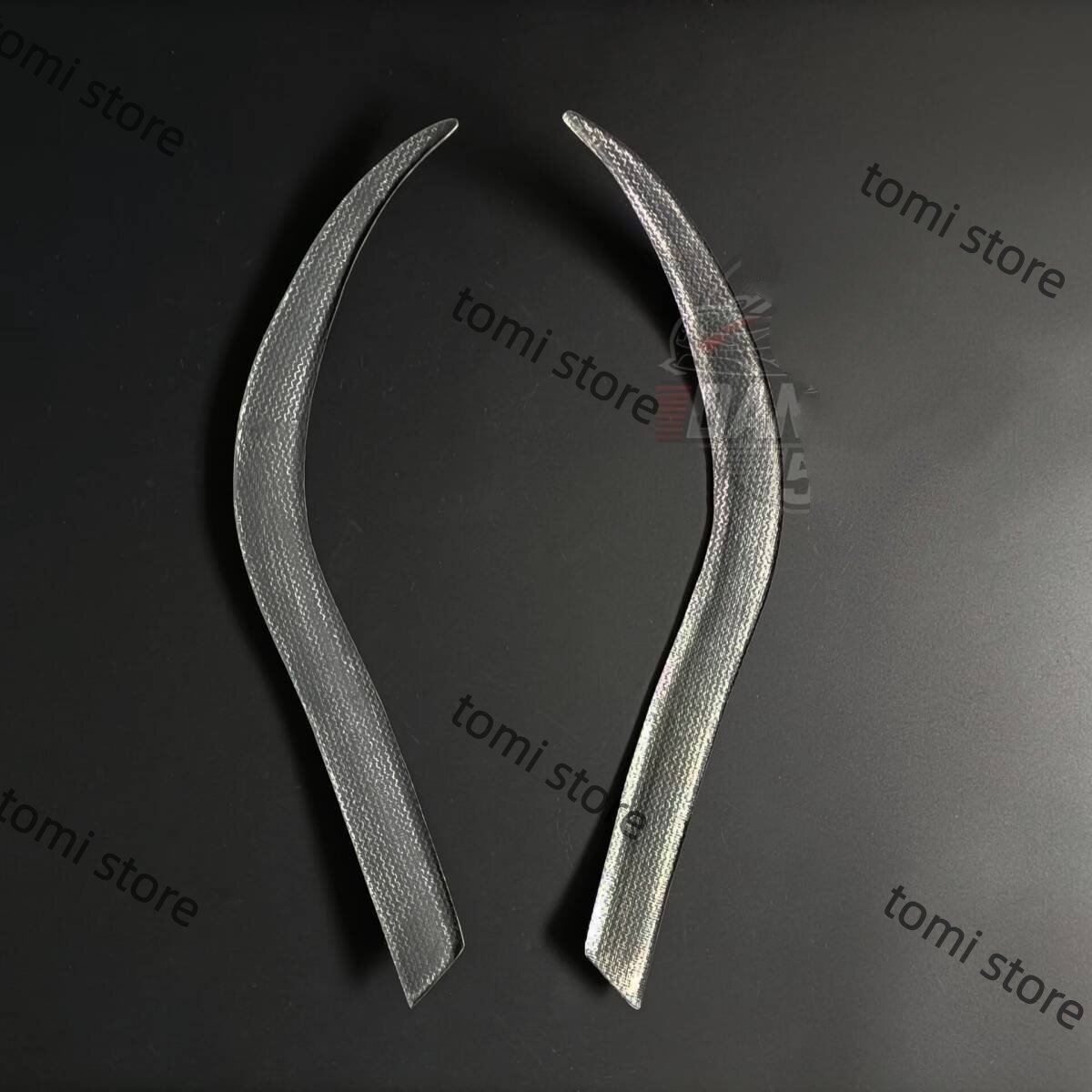  настоящий карбоновый Subaru STI WRX GRB Impreza передняя фара нижняя часть линия левый правый 2 листов 