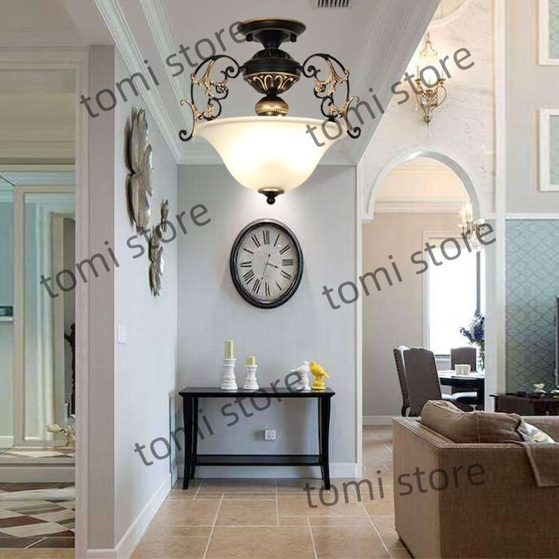 美品登場☆ペンダントライト レトロ シャンデリア おしゃれ ガラスシェード付き 照明器具 北歐