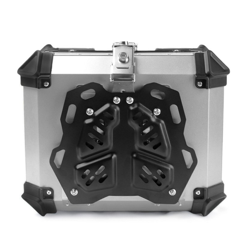 リアボックス モノキーケース バイク用トップケース 取り付け金具付き 大容量80L バイク用 ハンドル付き 収納ケース 防水 鍵2本 ブラック