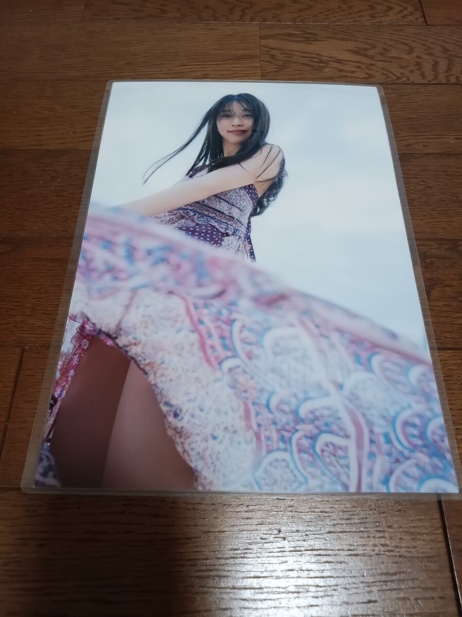 ★厚手ラミネート加工 150μ 切り抜き★ 牧野真莉愛 6ページ 下着姿 A4サイズ 40_画像5