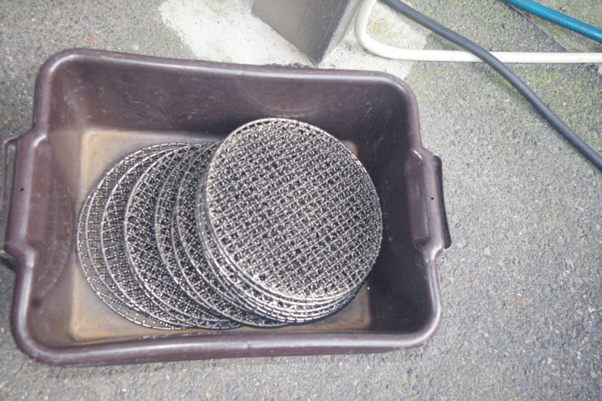 シンポ　無煙ロースターパーツ　丸あみ　中古