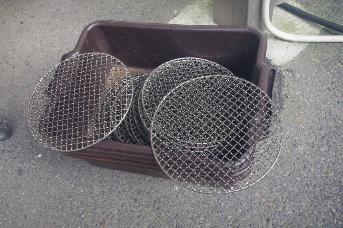 シンポ　無煙ロースターパーツ　丸あみ　中古