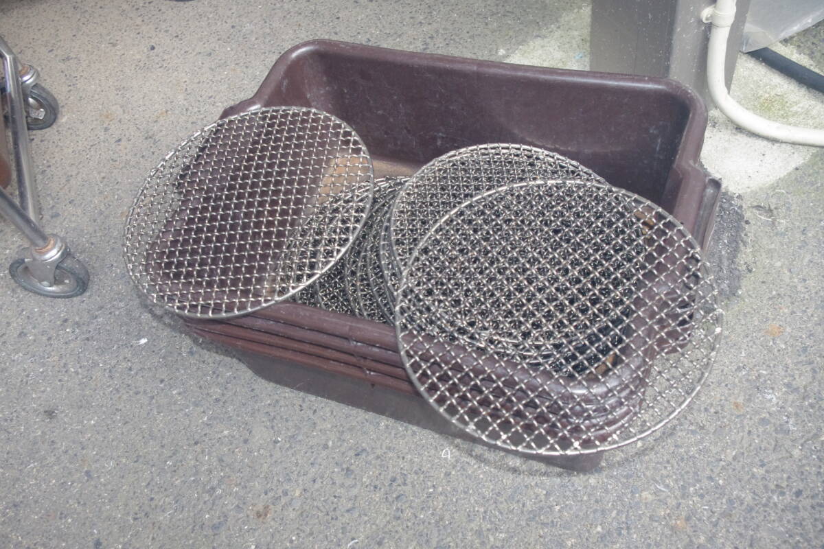 シンポ　無煙ロースターパーツ　丸あみ　中古