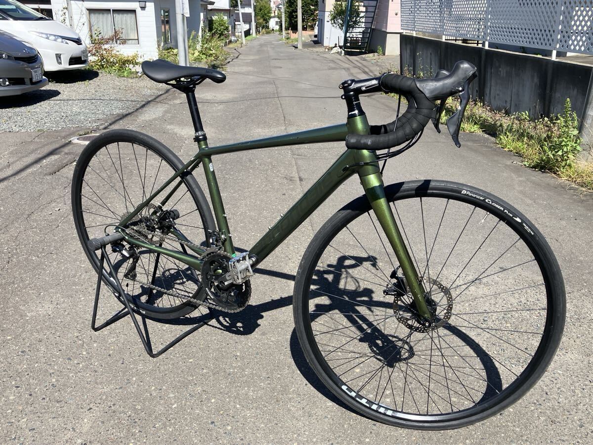 全国送料込み!キャノンデール ロードバイク シナプスDISC SE 105 2019モデル サイズ51 グリーンメタリック
