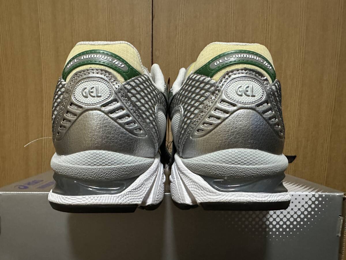 正規 海外限定 asics Gel Nimbus 10.1 × Invincible 28cm アシックス ゲルニンバス インビンシブル コラボ silver green 1203A814-020