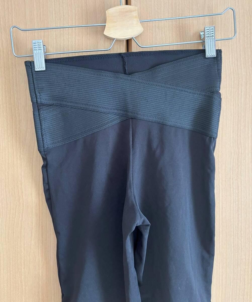 ☆【助野】ガードル 補(bǔ)正下著 美腹 ボディメイク ハイウエスト 引き締め スパッツ サポートレギンス ブラック ３分丈 M～L☆