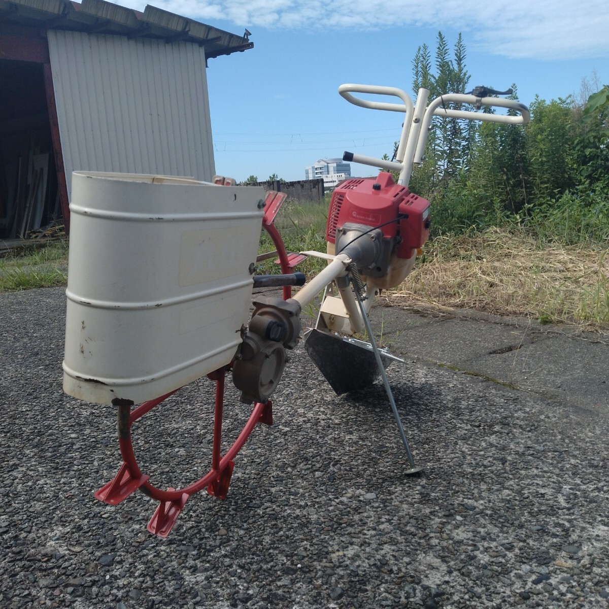 水田溝切機　MF-345　歩行型　丸山 水田溝切機 MF-345 歩行型 丸山