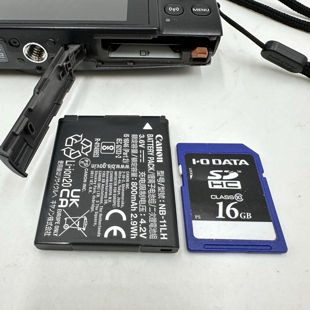 動作品 Canon キヤノン IXY 650 PC2274 コンパクトデジタルカメラ ブラック イクシー 充電器あり 中古品 現(xiàn)狀品