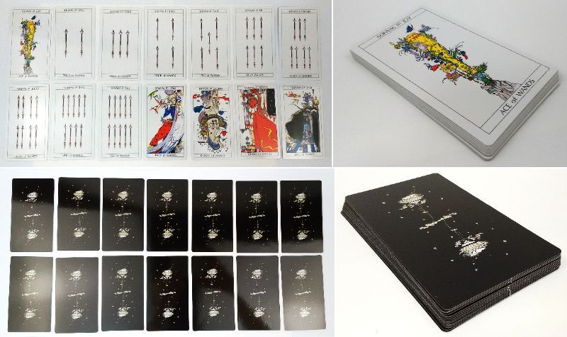 K/ 天野喜孝 幸せをつかむ タロット占い オリジナル・カード78枚 エミール・シェラザード 成美堂出版 1997年 0912-2_画像3