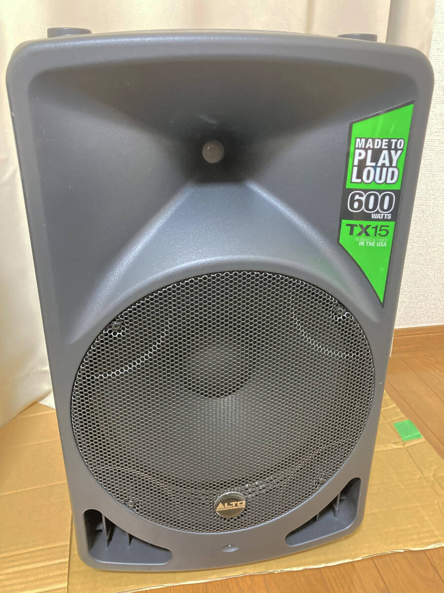 アルト ALTO 2WAY アクティブスピーカー 15インチ TX15（中古） アルト ALTO 2WAY アクティブスピーカー 15インチ TX15（中古