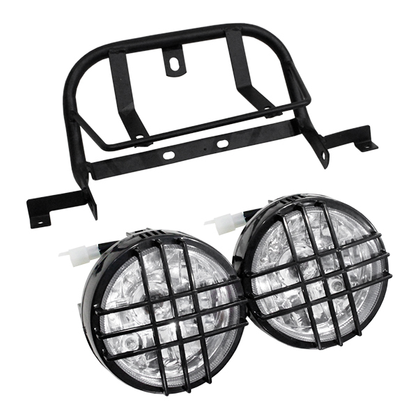 ю ホンダ ズーマー AF58 デュアル ヘッドライト ＆ フロントキャリア セット ブラック スチール ライトステー 社外品 荷臺(tái) 補(bǔ)修 交換