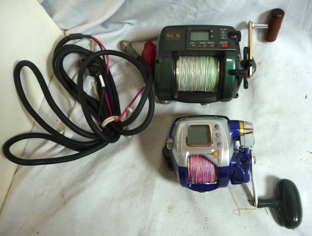 SHIMANO シマノ デジタナ TM3000H DIGITANA SLS daiwa HYPER TANACOM 400FBe 電動リール 船釣り用 2個まとめて