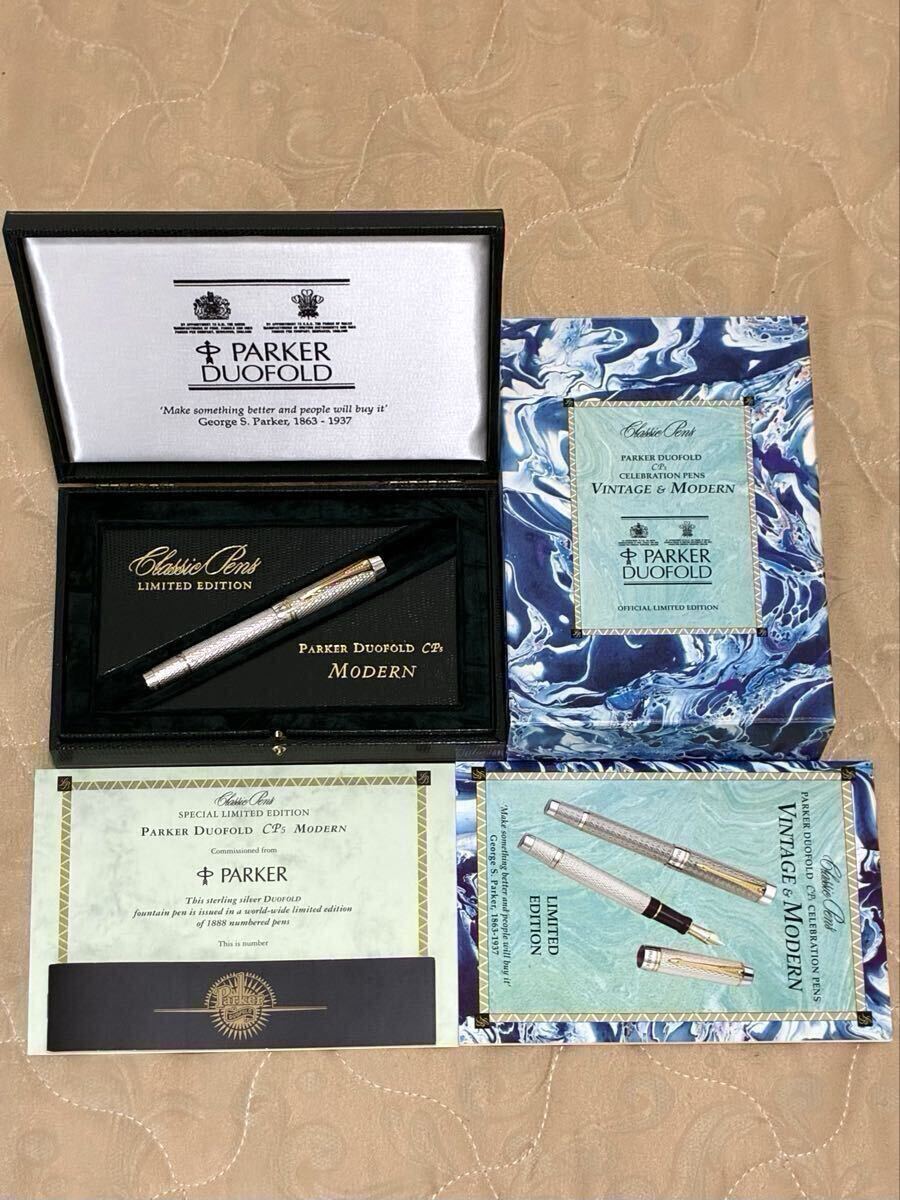 本物保証，セールクラシック ペンズ ＣＰ５ モダン パーカー デュオフォールド センティニアル 万年筆 1888本限定(万年筆一般)｜売買されたオークション情報、yahooの商品情報をアーカイブ公開 - オークファン 万年筆一般