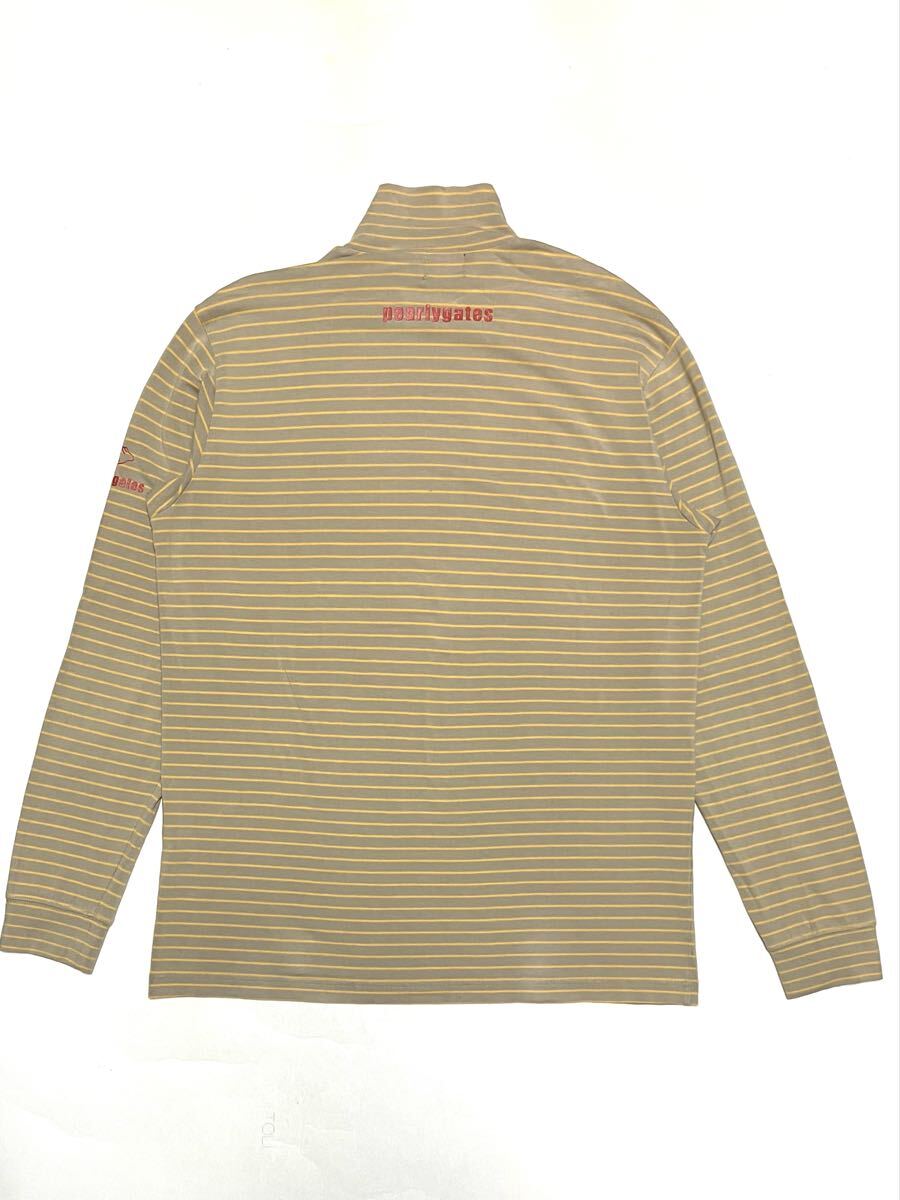 送料無料 パーリーゲイツ ハイネック ストレッチ 長袖 シャツ ゴルフウェア_画像2