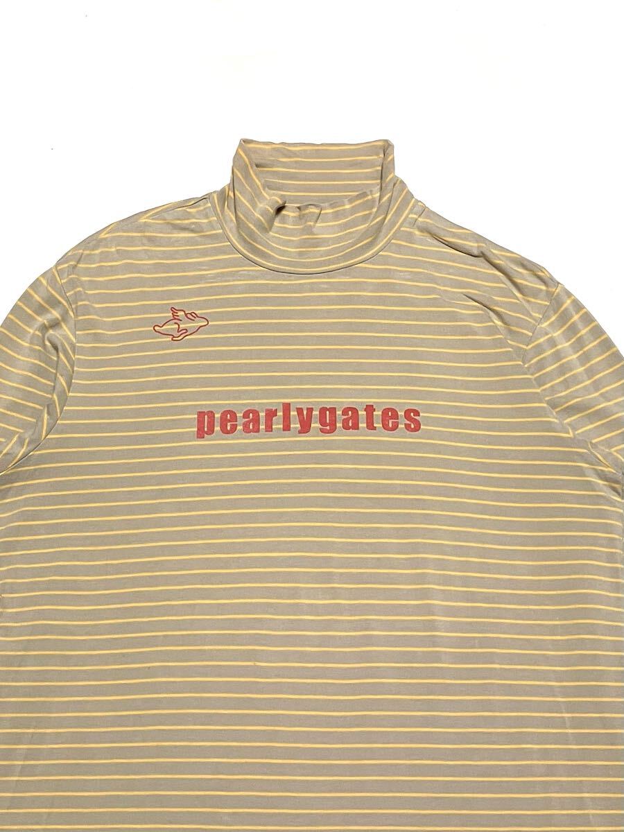 送料無料 パーリーゲイツ ハイネック ストレッチ 長袖 シャツ ゴルフウェア_画像4