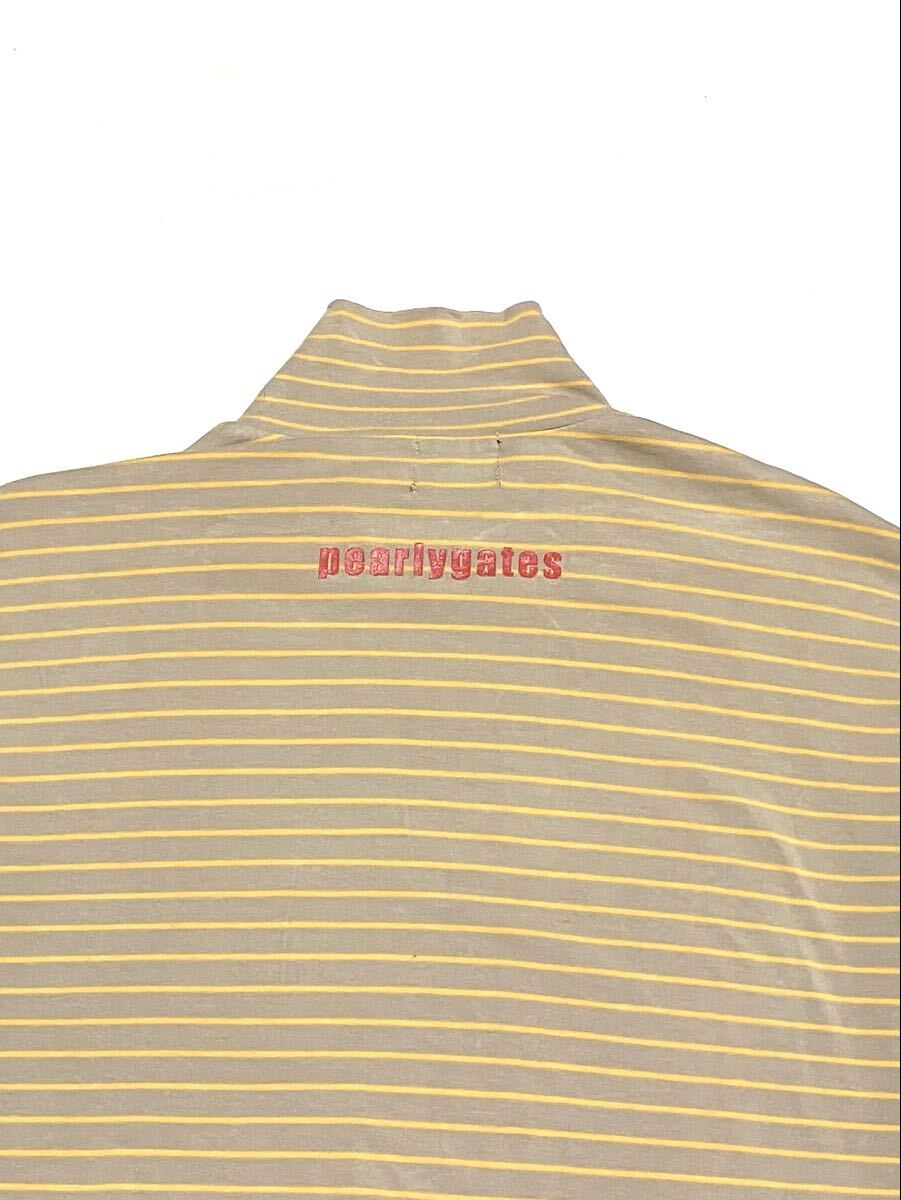 送料無料 パーリーゲイツ ハイネック ストレッチ 長袖 シャツ ゴルフウェア_画像5