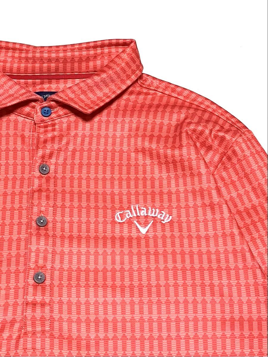 送料無料 大きいサイズ 美品 キャロウェイ 長袖 ポリエステル シャツ ゴルフウェア_画像5