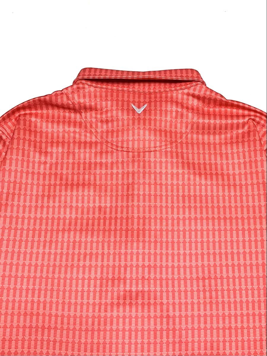 送料無料 大きいサイズ 美品 キャロウェイ 長袖 ポリエステル シャツ ゴルフウェア_画像6