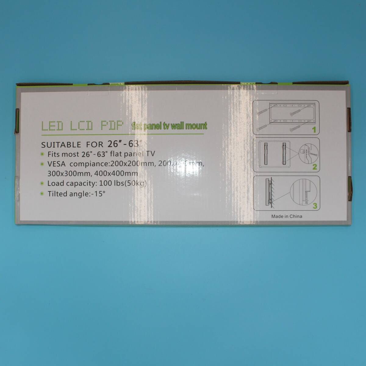 テレビ壁掛け金具 26-63型 角度調(diào)整式 LED LCD液晶テレビモニター対応 薄型 耐荷重50kg VESA規(guī)格 CE規(guī)格品 ウォールマウント式U ナット付