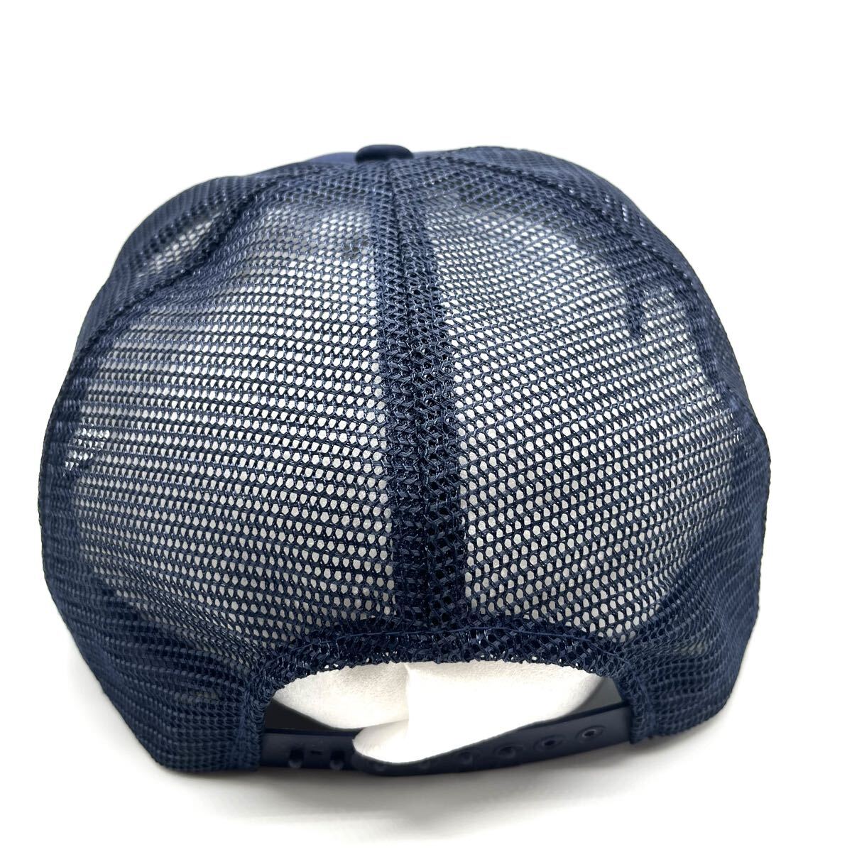 【90s】N.A. Philips 企業モノ トラッカーキャップ 帽子 ５パネル スナップバック プリントロゴ ビンテージ メッシュキャップ_画像4