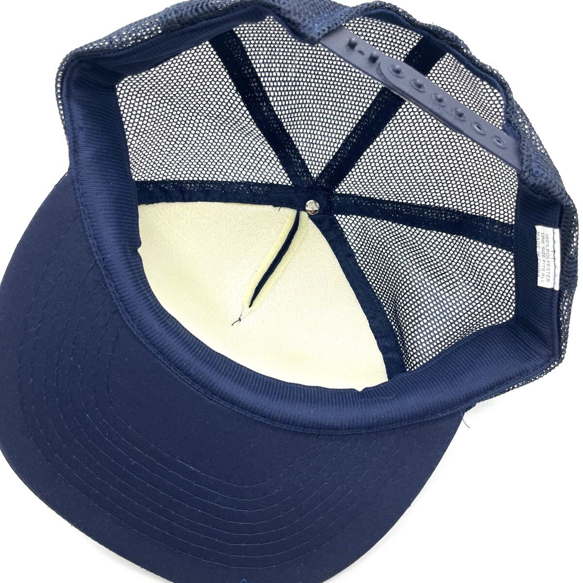 【90s】N.A. Philips 企業モノ トラッカーキャップ 帽子 ５パネル スナップバック プリントロゴ ビンテージ メッシュキャップ_画像7