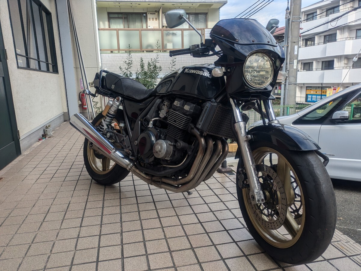 zrx400　ZRX400Ⅱ 書(shū)付き レストアベース　部品取りに