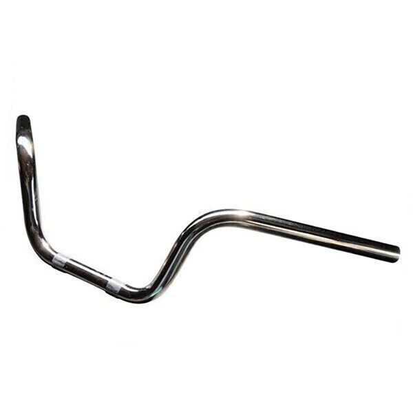 [137] 09280225★ 定番 YBしぼり ハンドル 高さ15cm 幅64cm 汎用 バイク ハンドルバー 径 22.2mm パイプハンドル type3_画像1