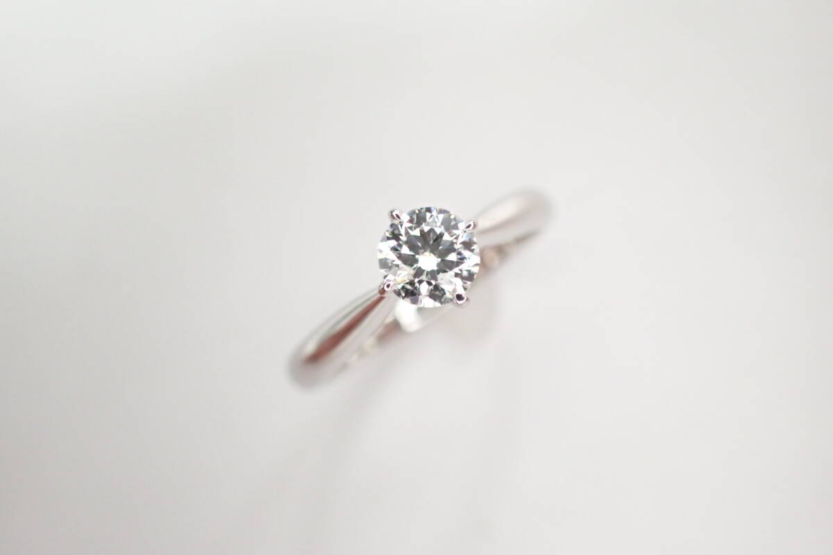 29/美品 田崎真珠 タサキ Pt1000 ダイヤ0.37ct リング 指輪_画像3