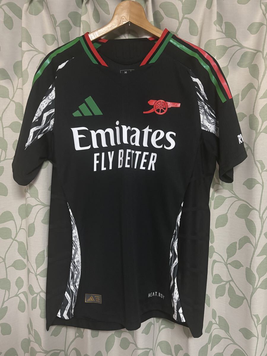 アーセナル24-25 AWAY ユニフォーム　オーセンティック　ハヴァーツ　UKサイズM