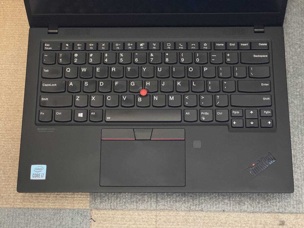 美品 ThinkPad X1 英語キーボード 10世代Corei7 メモリ16G ThinkPad X1 Carbon Gen8 i7-10510U 16G SSD256G 14インチWUXGA Wi-Fi6