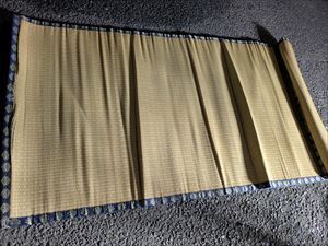 ジャンク　ござ　180ｘ180ｃｍ　現状品　10137833-45918_画像1