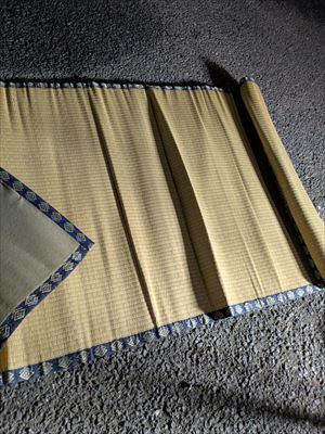 ジャンク　ござ　180ｘ180ｃｍ　現状品　10137833-45918_画像2