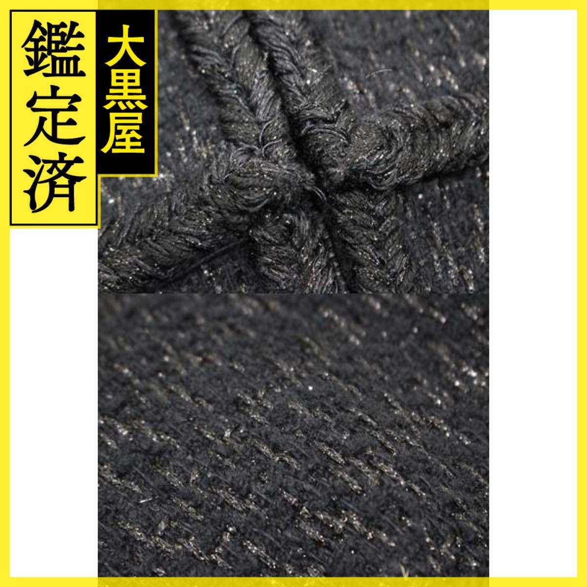 CHANEL　シャネル　ツイードコート　レディース34　ブラック　ウール　P62037V47063