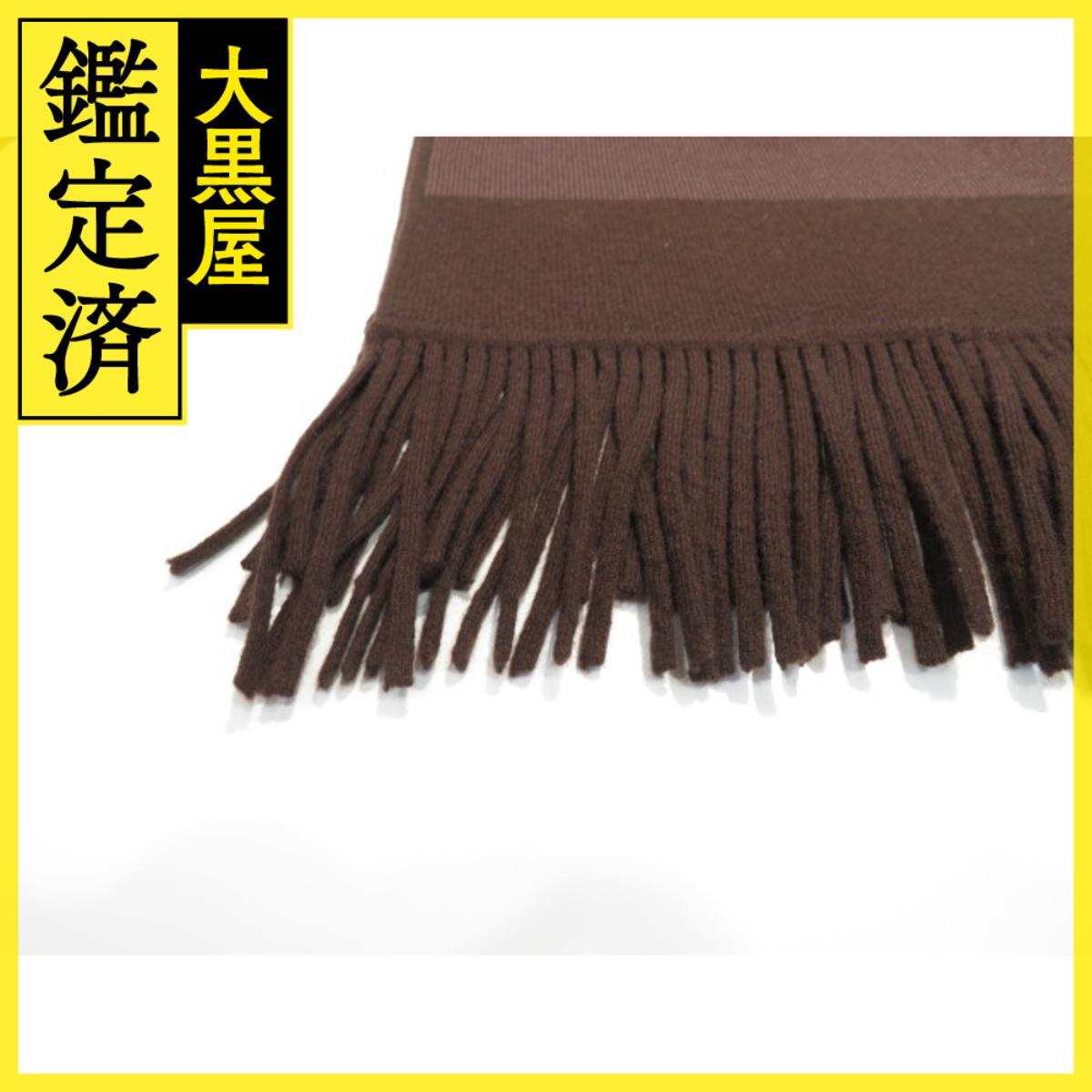 HERMES　エルメス　マントポンチョ　レディース34　ブラウン　ウール/カシミヤ　H1H2110DTF934