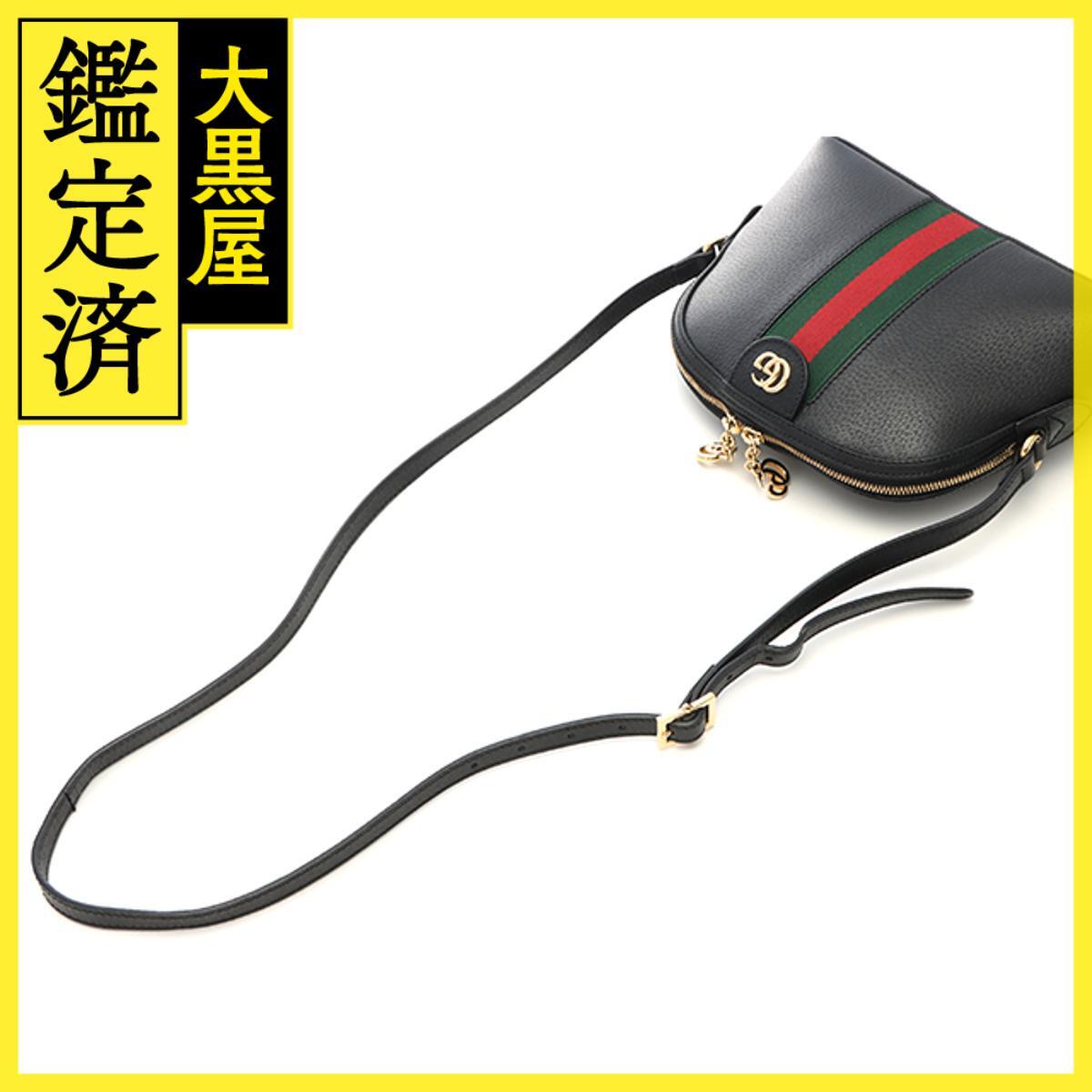 GUCCI　グッチ　オフィディアスモール・ショルダーバック　ブラックレザー　499621　2121000020435_画像4