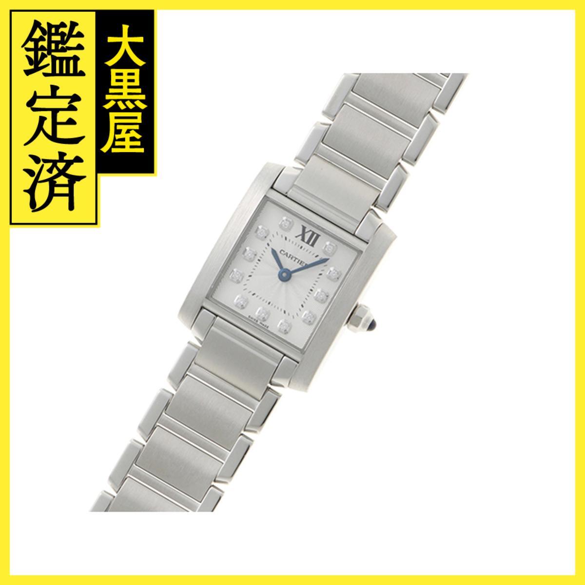 Cartier カルティエ タンクフランセーズ WE110006 SS クォーツ シルバー11PD 女性用/Ladies watches_画像2