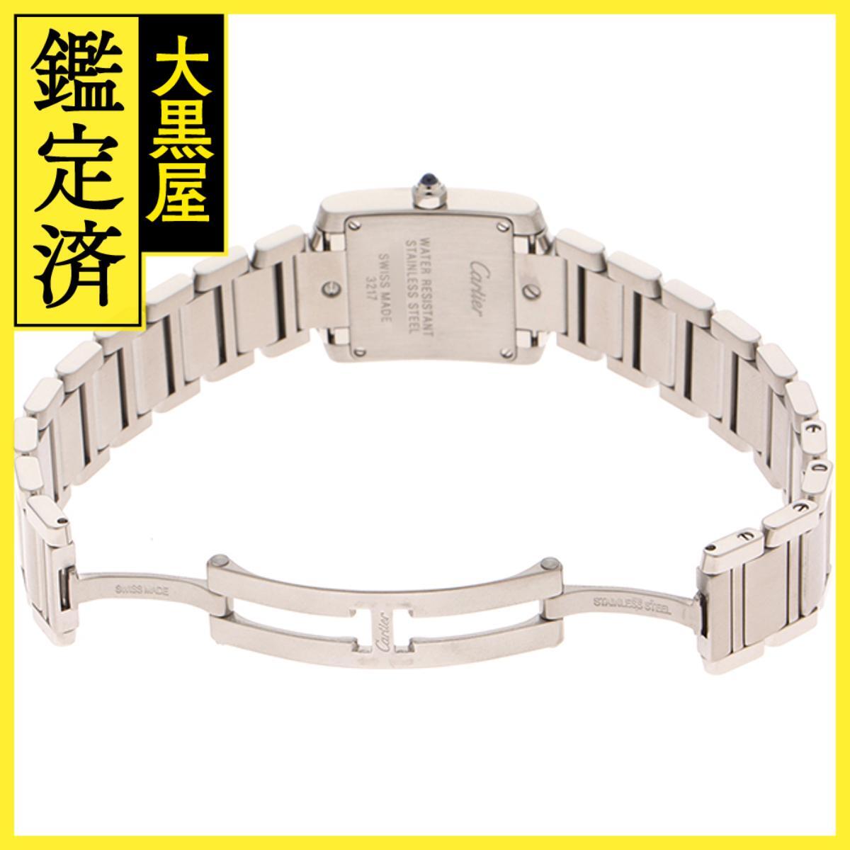 Cartier カルティエ タンクフランセーズ WE110006 SS クォーツ シルバー11PD 女性用/Ladies watches_画像4