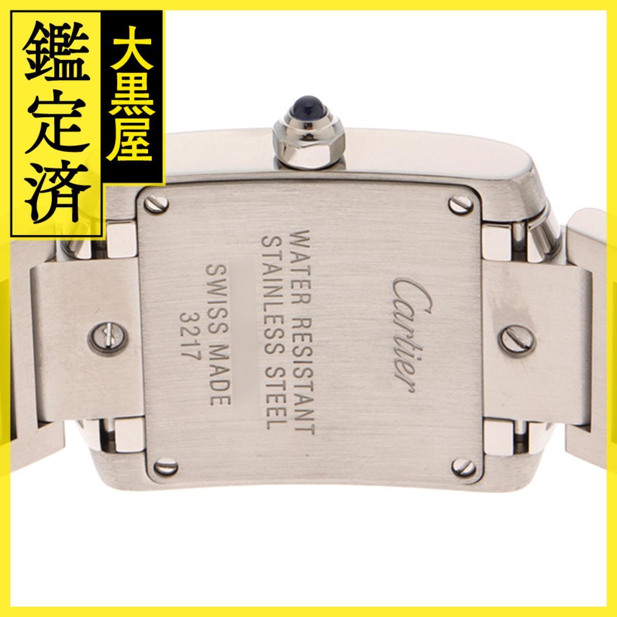 Cartier カルティエ タンクフランセーズ WE110006 SS クォーツ シルバー11PD 女性用/Ladies watches_画像5