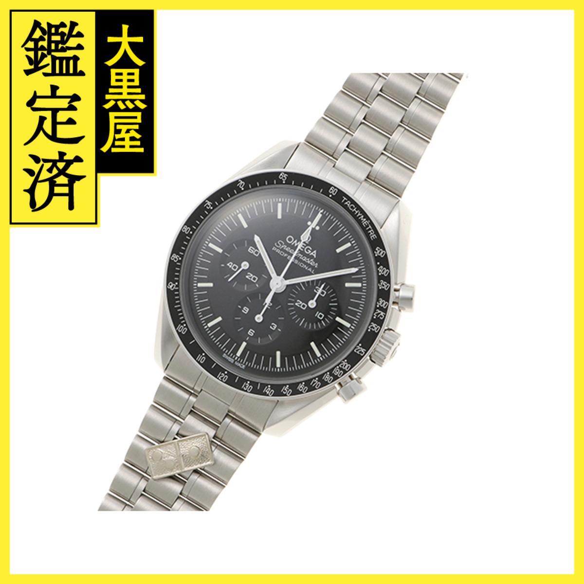 OMEGA オメガ スピードマスタープロフェッショナル ドミノピザ Wネーム 310.30.42.50.01.00?1 SS 手巻き ブラック_画像2