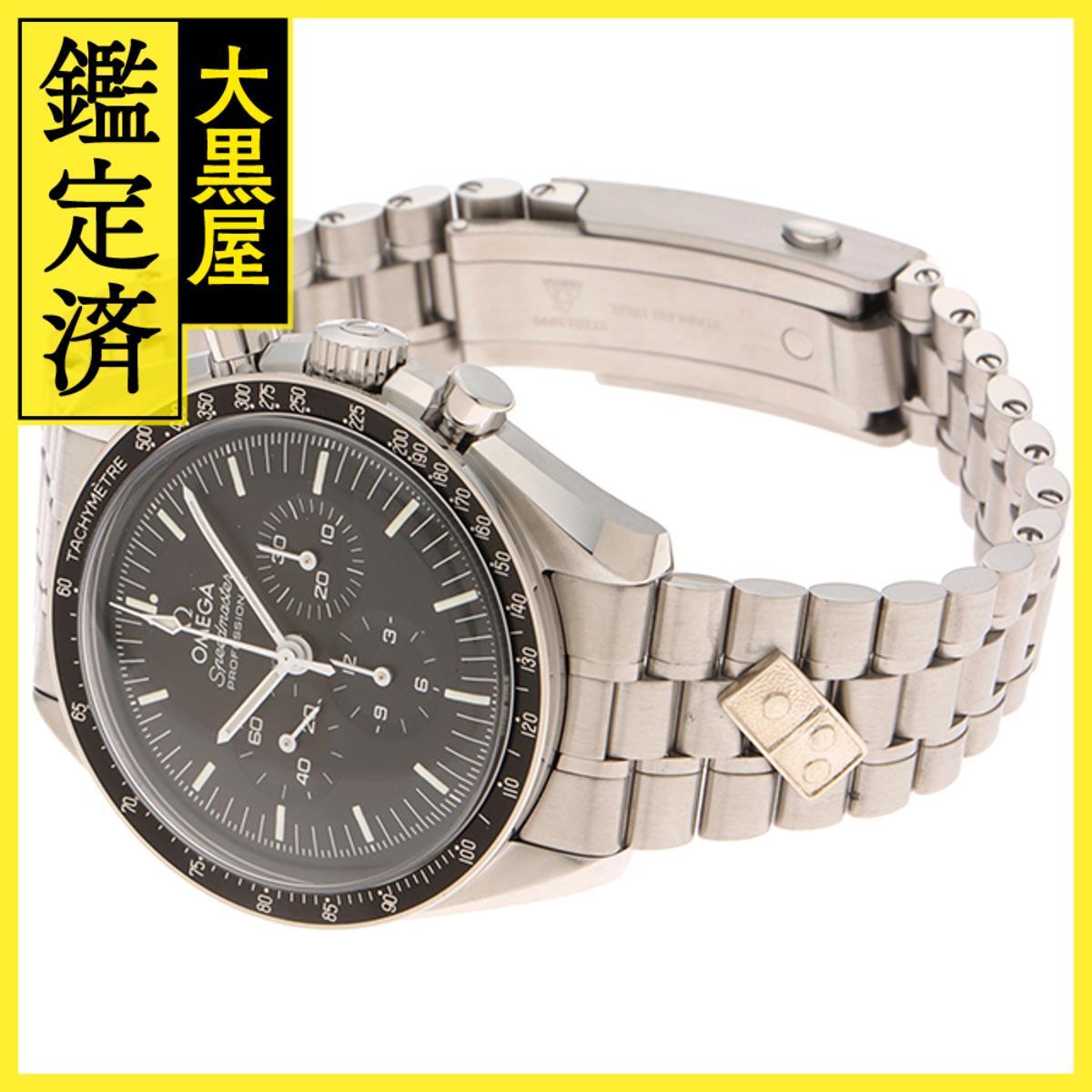 OMEGA オメガ スピードマスタープロフェッショナル ドミノピザ Wネーム 310.30.42.50.01.00?1 SS 手巻き ブラック_画像3