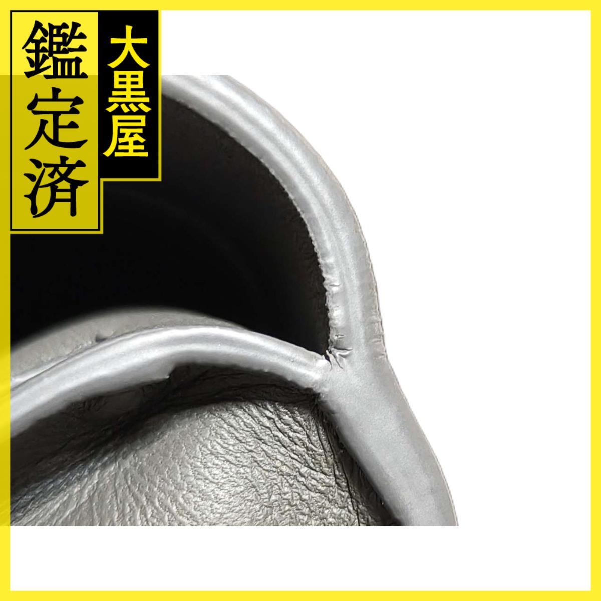 BOTTEGA　VENETA　ボッテガ?ヴェネタ　イントレチャート クラッチバッグ　グレー　ブルー　ブラック　レザー　546882