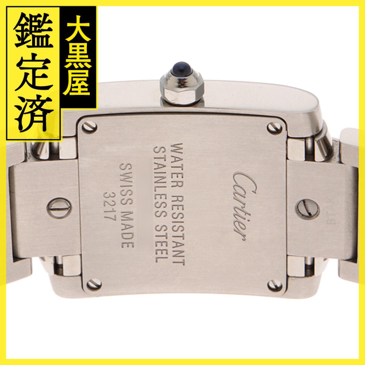 Cartier カルティエ タンクフランセーズ WE110006 SS クォーツ シルバー/11PD 女性用/Ladies watches_画像5
