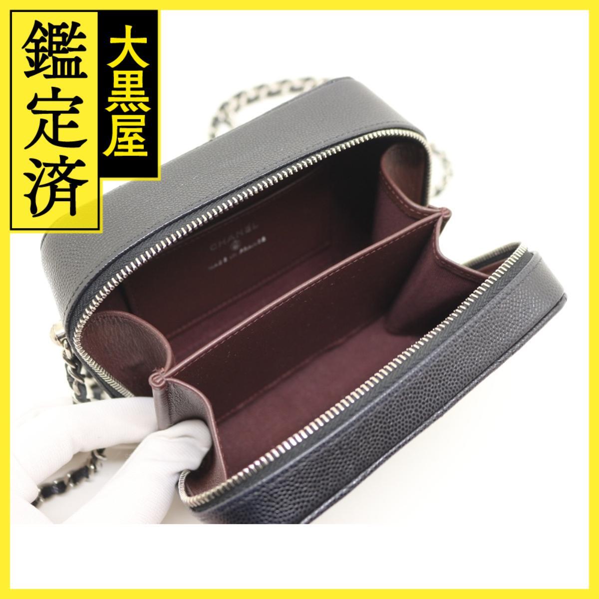 CHANEL　シャネル　ミニカメラバッグ　ブラック/SV　シルバー金具　AP2426　2120000340628_画像5