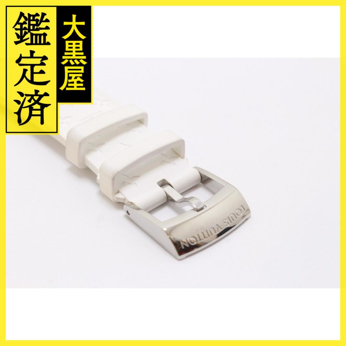 Louis Vuitton ルイ?ヴィトン タンブール GMT Q1131 SS/ラバー 自動 ブラウン 男性用/Men's watches