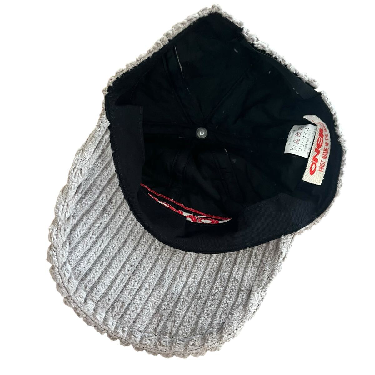 Ye2025cc タグ付き未使用 O'NEILL オニール キャップ 帽子 グレー サーフキャップ FREEサイズ 日本製 メンズ_画像8