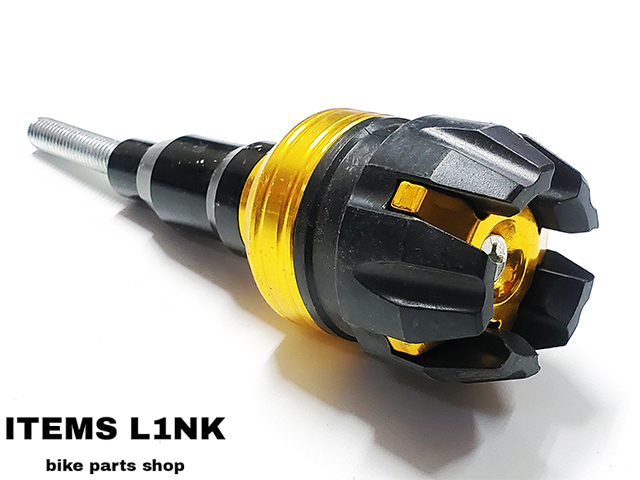 LK12-1GD マフラー サイレンサー スライダー ガード 金 AF/56/63 クレア/スクーピー AF/54/55 ジョルノ AF/24/70/77 汎用_画像1