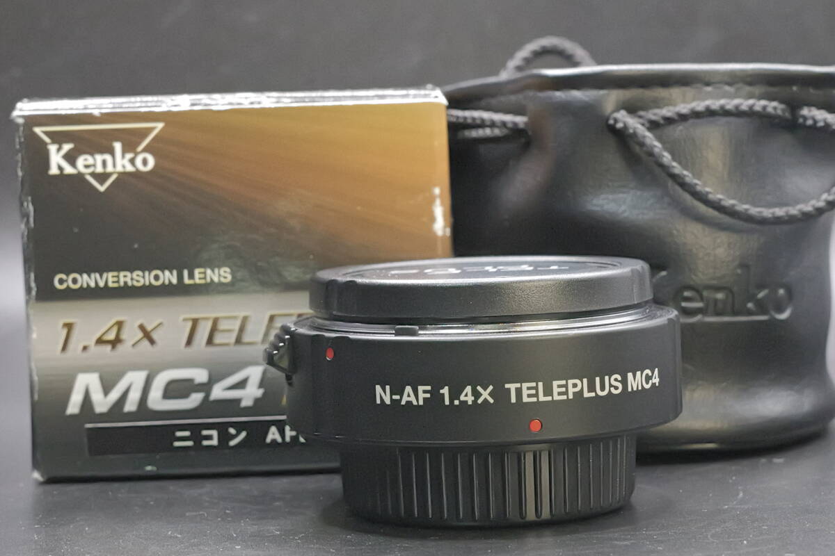 ★超極上★ケンコー KENKO N-AF 1.4X TELEPLUS MC4 ニコン Fマウント用 《箱、キャップ 付き》 ＃125_画像1